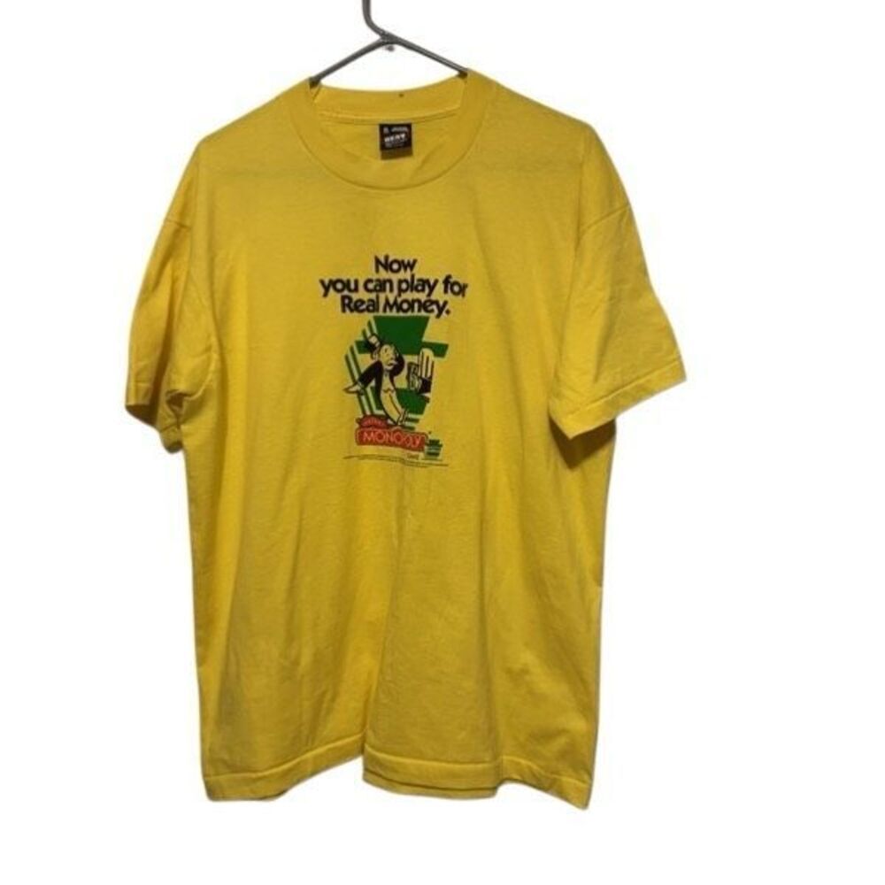 Pennsylvania Lottery Vintage 1994 Instant Monopoly Size XL T-Shirt